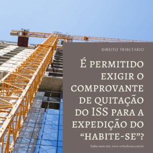  ISS – PARA EXPEDIÇÃO DO “HABITE-SE” 